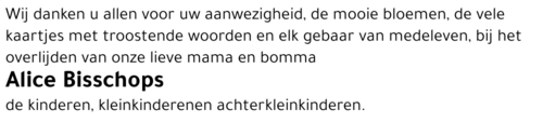 Alice Bisschops