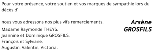Arsène GROSFILS