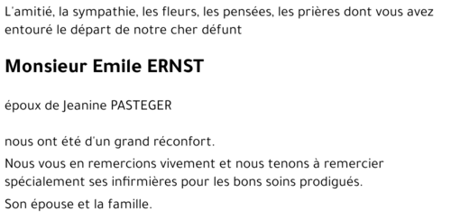 Emile ERNST