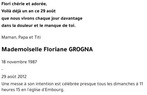 Floriane GROGNA