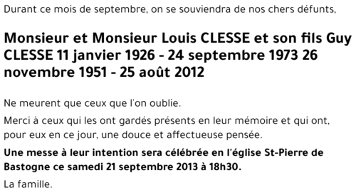 Guy CLESSE