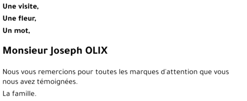 Joseph OLIX