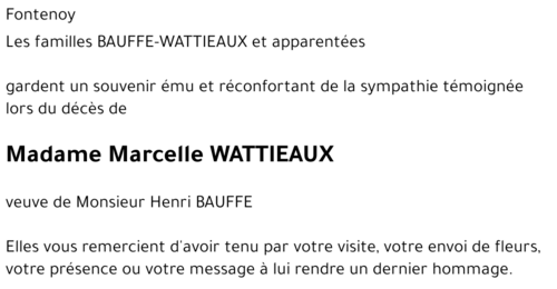 Marcelle WATTIEAUX