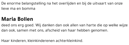 Maria Bollen