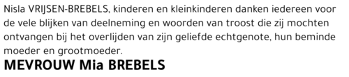 Mia BREBELS