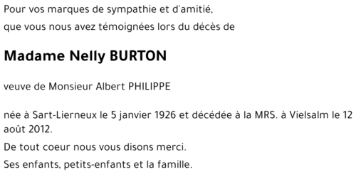 Nelly BURTON