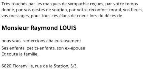 Raymond LOUIS