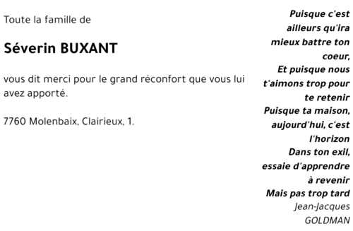 Séverin BUXANT