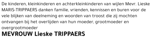 Lieske Trippaers