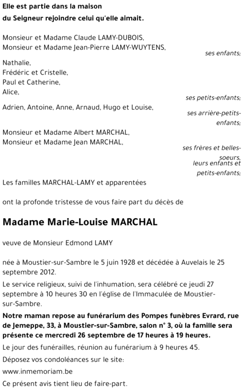 Mare-Louise MARCHAL