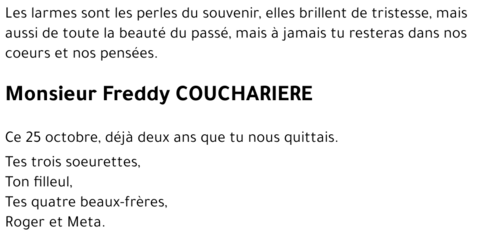 Freddy COUCHARIERE
