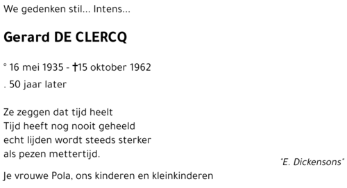 Gerard DE CLERCQ