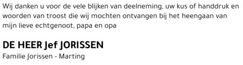 Jef JORISSEN