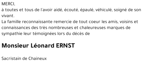 Léonard ERNST