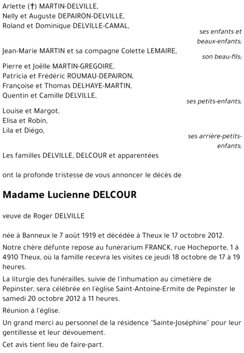 Lucienne DELCOUR