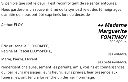 Marguerite FONTINOY