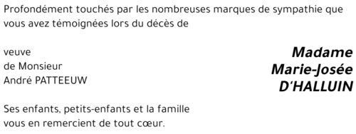 MARIE- josée d'halluin