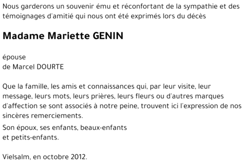 Mariette GENIN