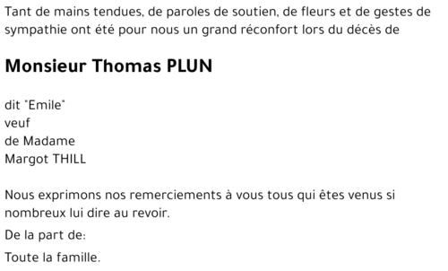 Thomas PLUN