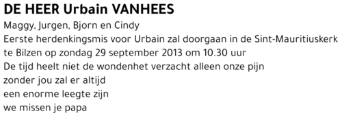 Urbain VANHEES