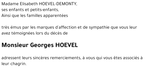 Georges HOEVEL