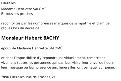 Hubert BACHY