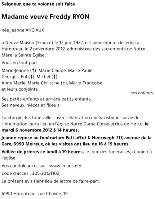 Jeanne ANCIAUX