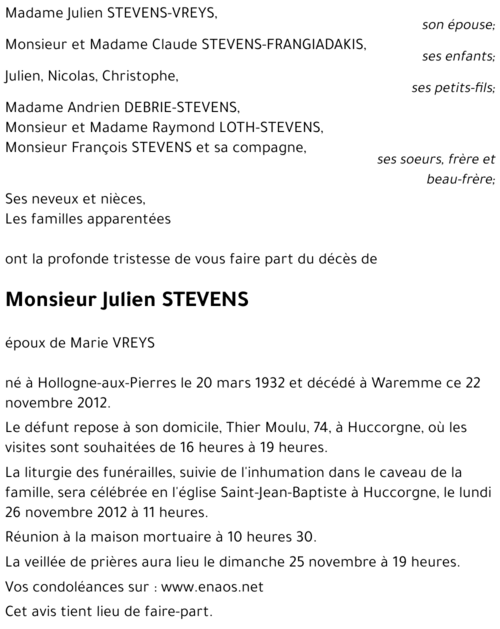 Julien STEVENS