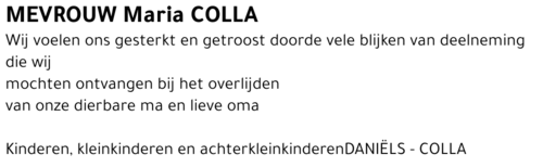 Maria COLLA