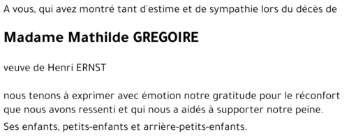 Mathilde GREGOIRE