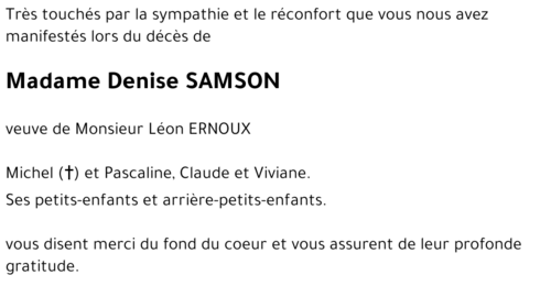 Denise SAMSON