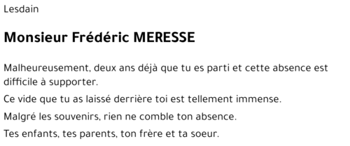 Frédéric MERESSE