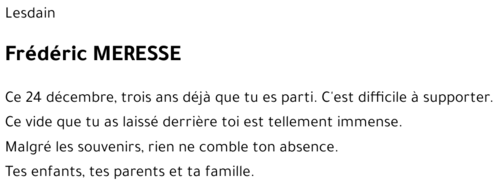 Frédéric MERESSE