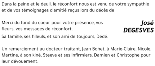 José DEGESVES