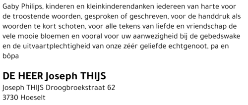Joseph THIJS