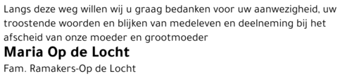 Maria Op de Locht
