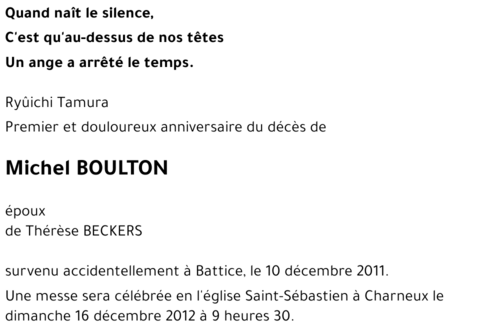 Michel BOULTON
