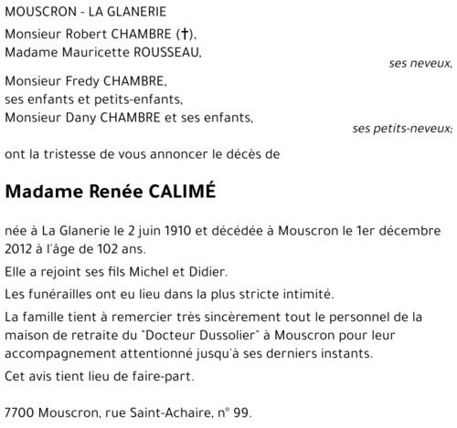 Renée Calimé