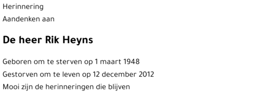 Rik Heyns