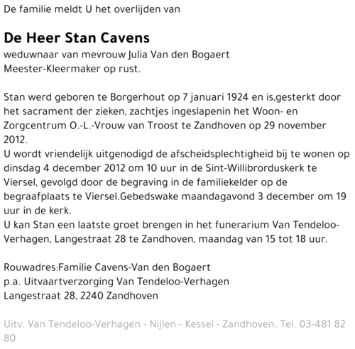 Stan Cavens