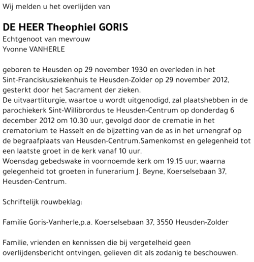 Theophiel Goris