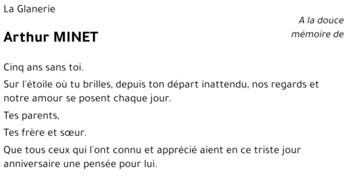 Arthur MINET
