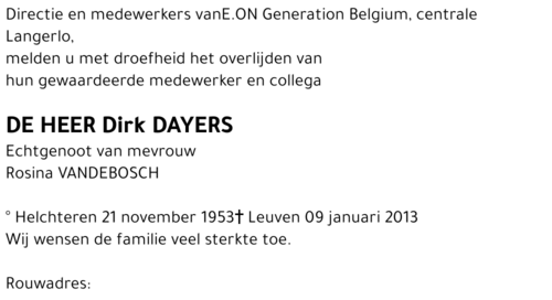 Dirk DAYERS