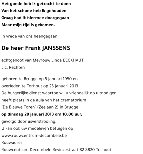Frank Janssens