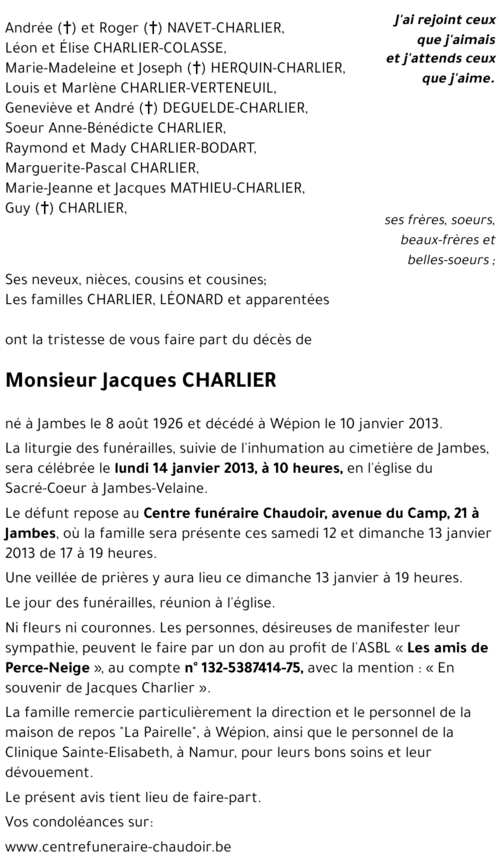 Jacques CHARLIER