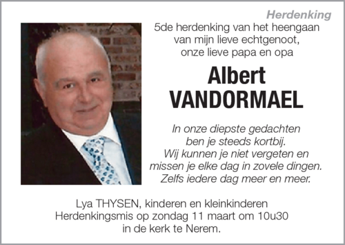 Albert Vandormael