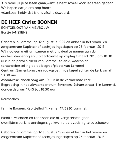 Christ Boonen