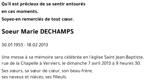 Ghislaine DECHAMPS