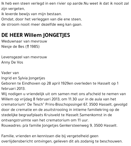 Willem Jongetjes