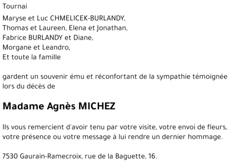 Agnès MICHEZ